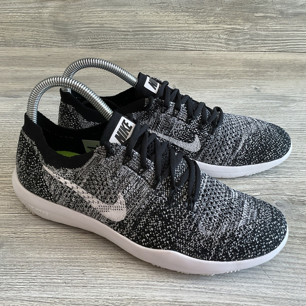 Nike Oreo Free Focus Flyknit 2 880630-010 Training Shoes Sneakers Women's 7.5